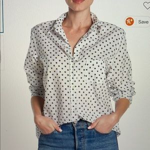 GRAYSON The Hero Washed Star Print Cotton Shirt